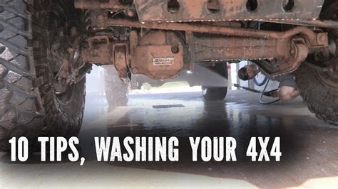 cleaning mud Width|washing your 4x4 after mugging.